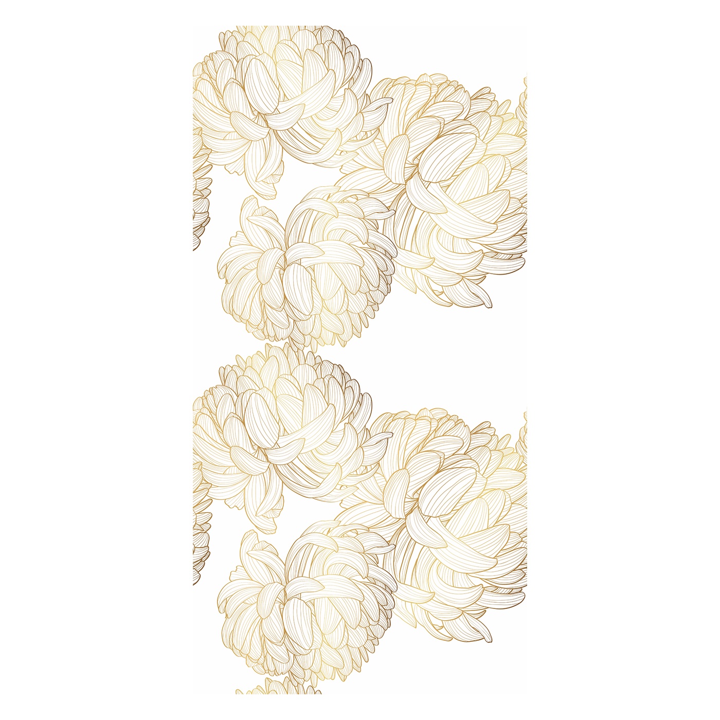 Tapeta - Cvjetovi zlatnog božura (T110030)