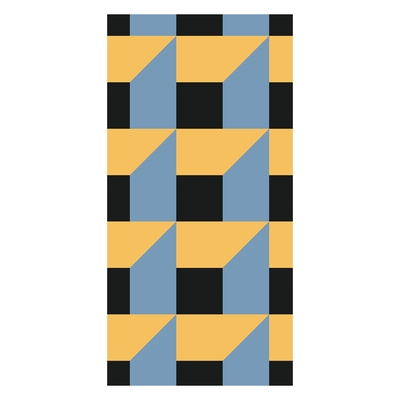 Tapeta - Farebná geometrická abstrakcia I.