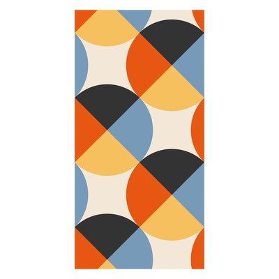 Tapeta - Barvna geometrijska abstrakcija II.