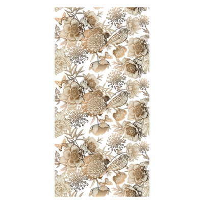 Tapeta - Cvijeće, zlatno bijela