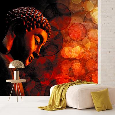 Foto tapeta - Buda u crvenim tonovima