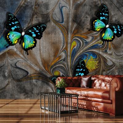 Fototapeta - Sijoči metulji na sliki