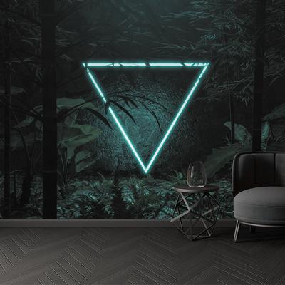 Fotótapéta - Neon háromszög a dzsungelben